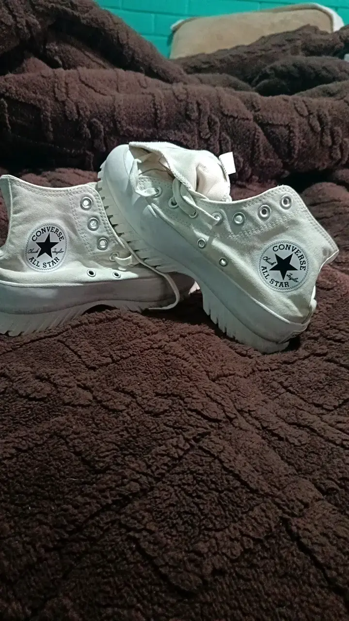 Zapatillas Converse All Star blancas de lona - 3