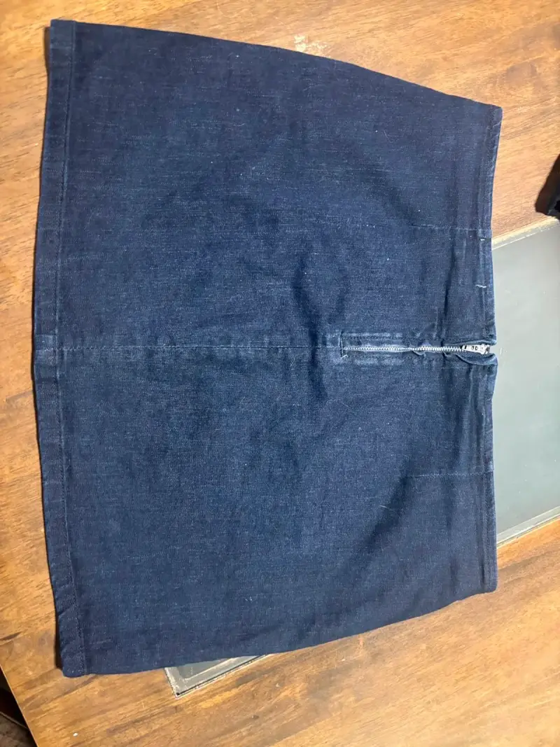 Falda de mezclilla azul talla 2XL - 2