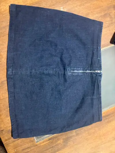 Falda de mezclilla azul talla 2XL - miniatura 2