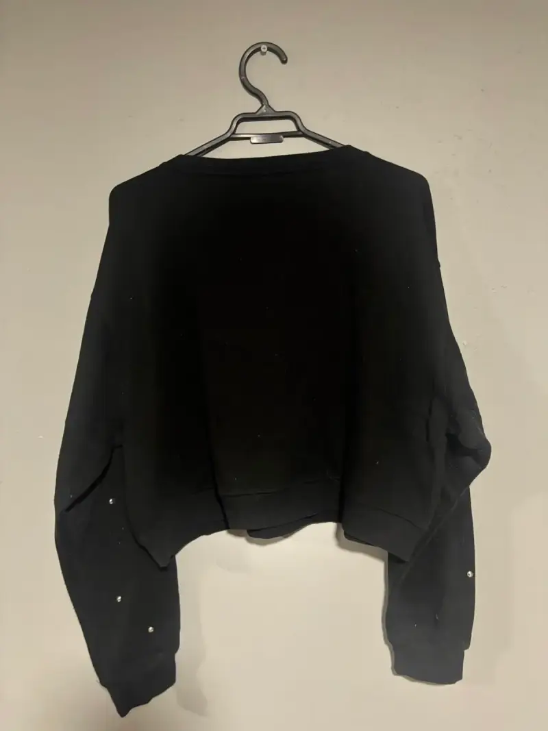 Polerón negro con perlas Sybilla talla 2XL - 2