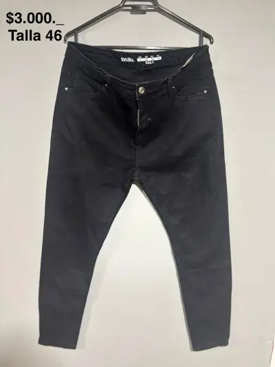 Pantalones negros Sybilla talla 46 - miniatura 1