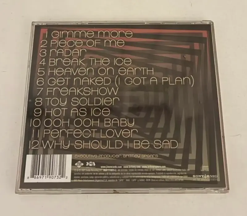 CD Britney Spears Blackout - 2