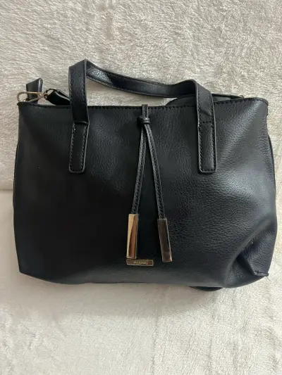 Bolso de mano negro Aldo elegante - miniatura 1