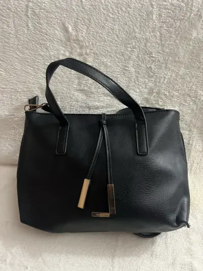 Bolso de mano negro Aldo elegante - miniatura 3