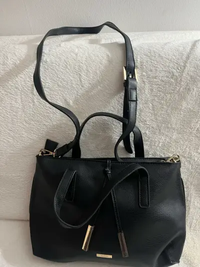 Bolso de mano negro Aldo elegante - miniatura 4