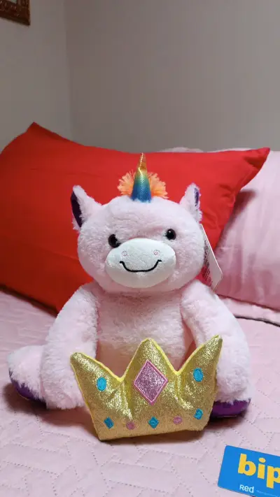 Peluche PEEKABOO Unicorn pink - miniatura 1