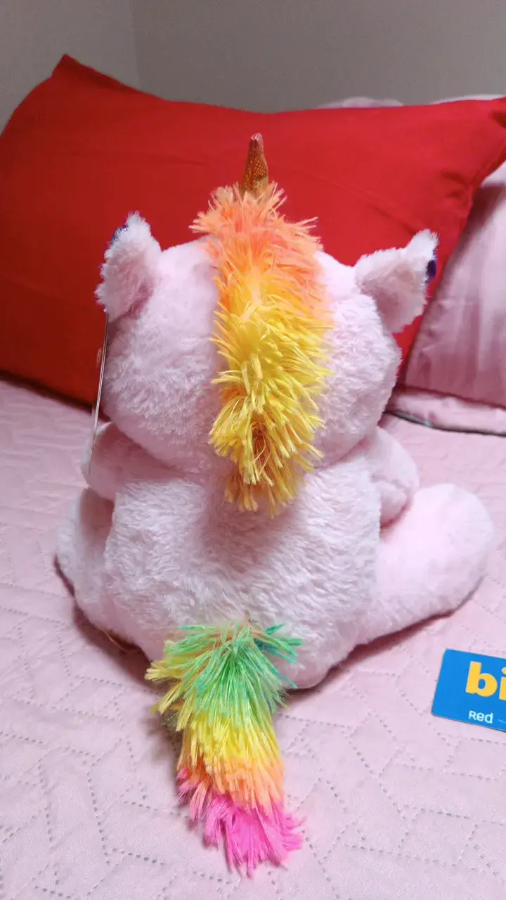 Peluche PEEKABOO Unicorn pink - 3