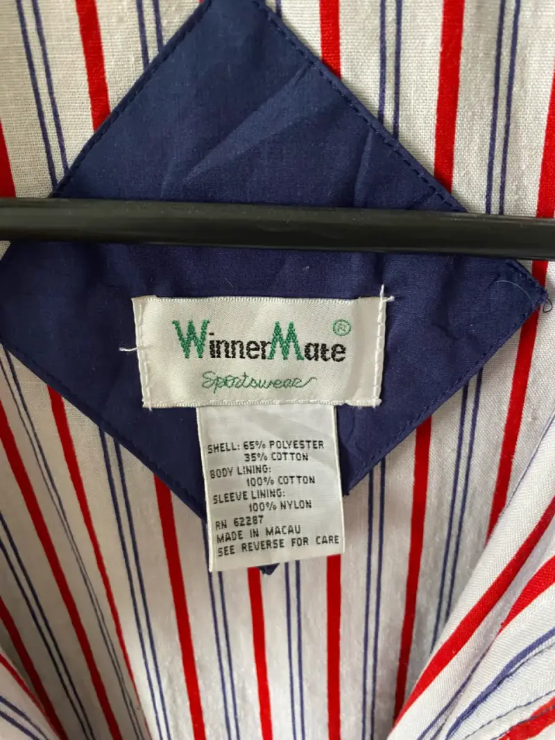 Chaqueta cortaviento azul WinnerMate con capucha - 2
