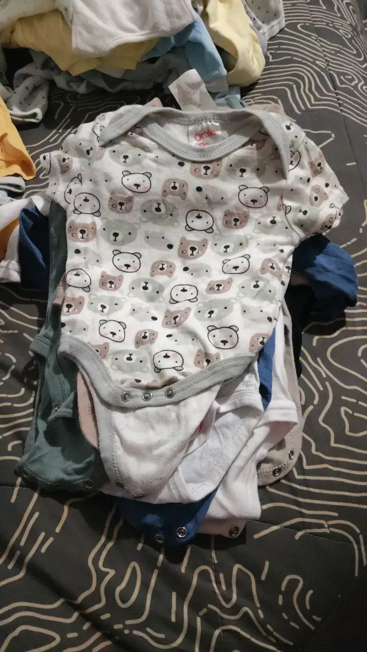 Lote de bodies para bebé con diseños variados - 1