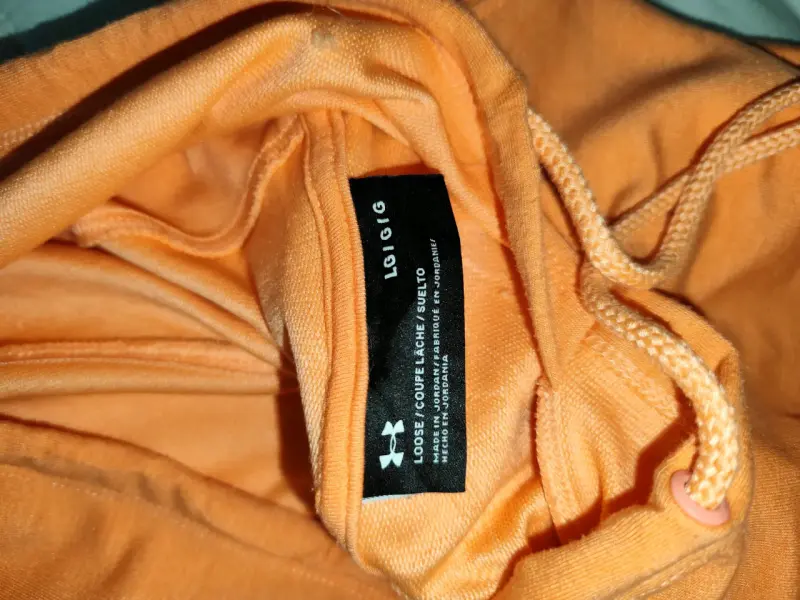 Polerón con capucha Under Armour naranja talla L - 3