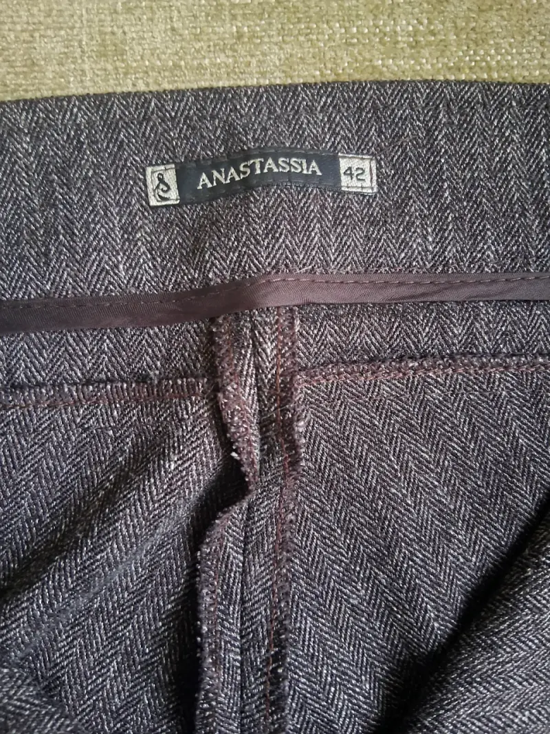 Pantalones de vestir cafe Anastassia para mujer - 3