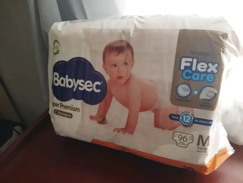 Pañales Babysec Super Premium Flex Care Talla M - 1