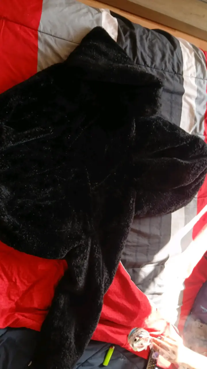 Chaqueta de piel sintética negra Zara - 2