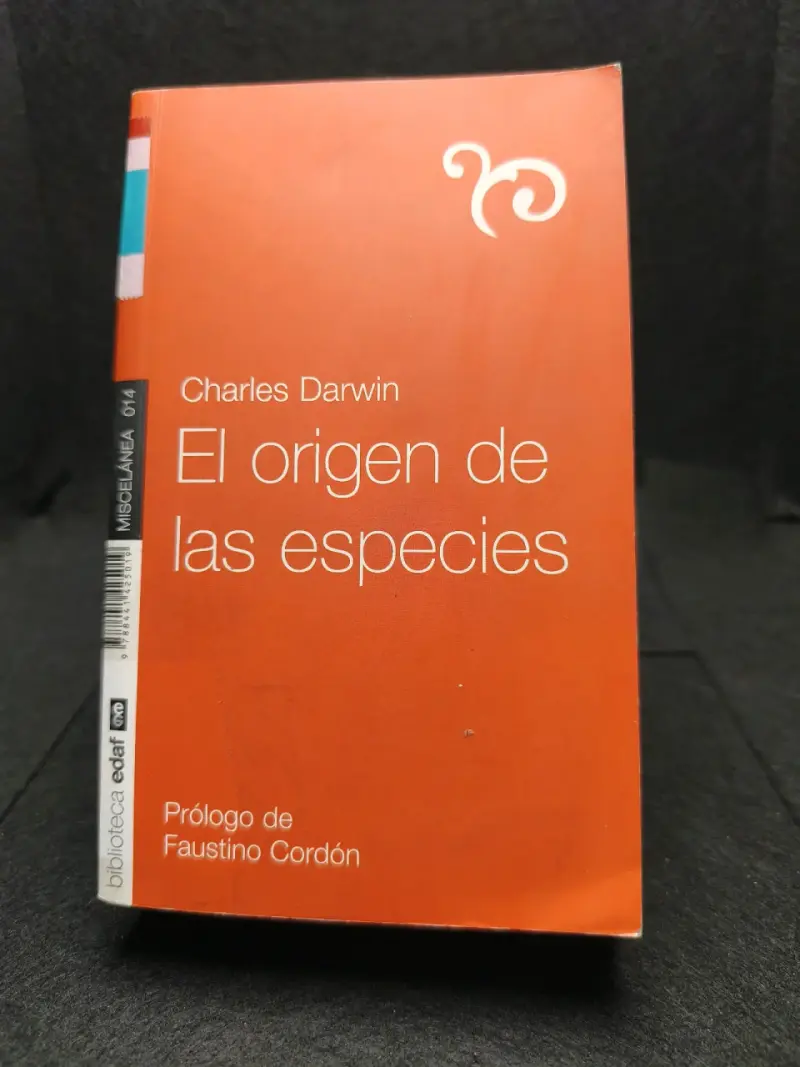 Libro 'El origen de las especies' de Charles Darwin - 1
