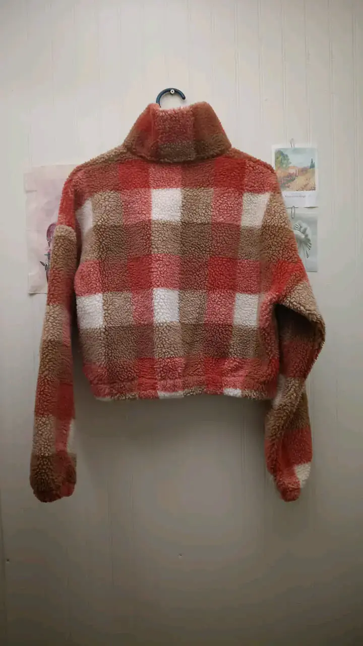 Chaqueta a cuadros para mujer - 1