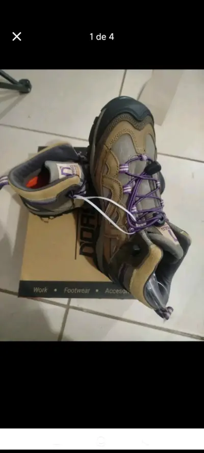 Botas de seguridad Norseg New Katrina 2 marrón - miniatura 1