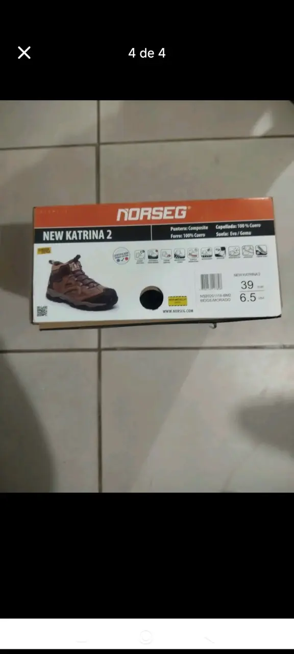 Botas de seguridad Norseg New Katrina 2 marrón - 4