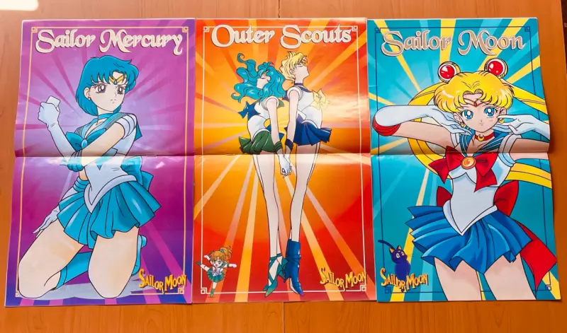 Revista y pósters de Sailor Moon colección vintage - 5