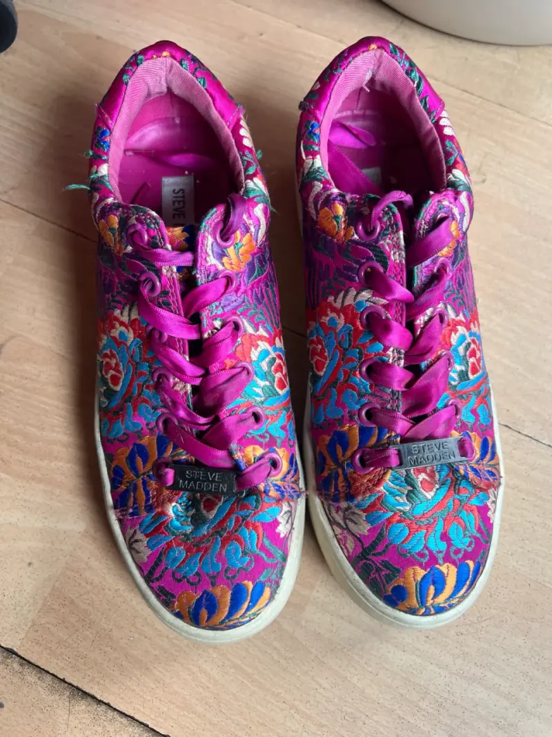 Zapatillas bordadas multicolor Steve Madden - 2