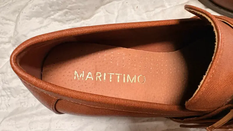 Zapatos de tacón marrón con hebilla Marittimo - 5