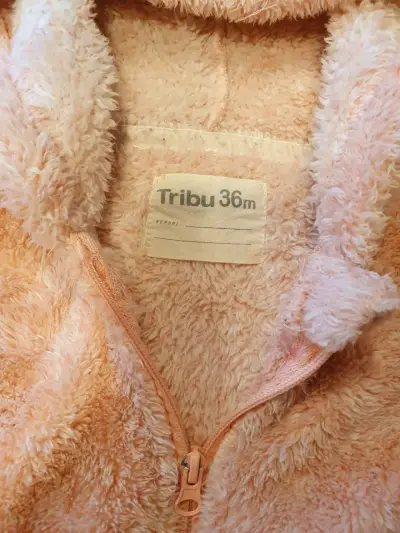 Polerón de peluche rosada para bebé Tribu 36m - miniatura 2