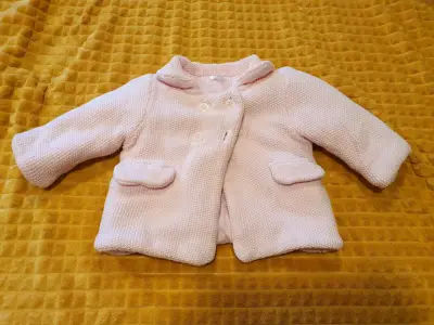 Abrigo de bebé rosado 3 meses - miniatura 1