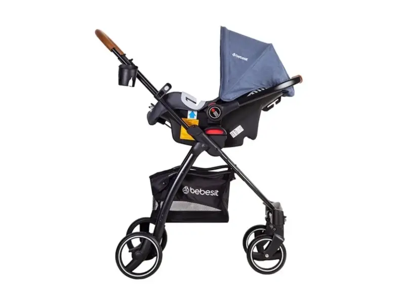 Coche Cuna Travel System Bebé Fénix Azul Bebesit - 3