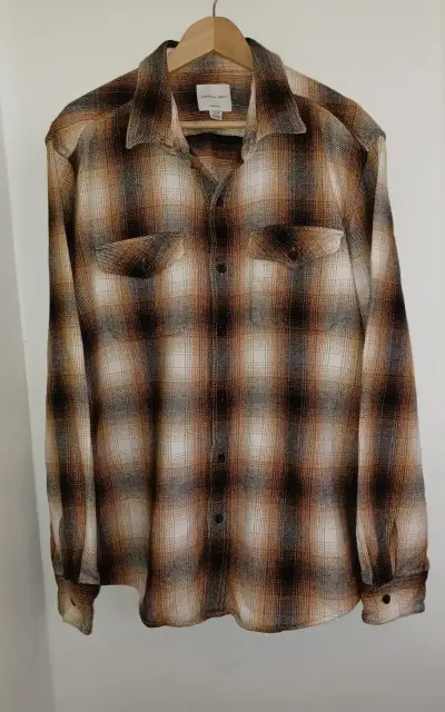 Camisa de franela a cuadros American Eagle XL - miniatura 2