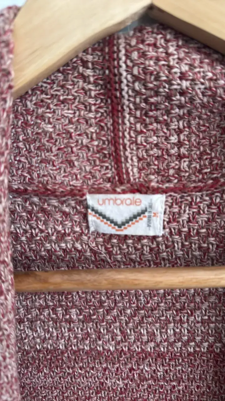Cardigan de lana a rayas Umbrale