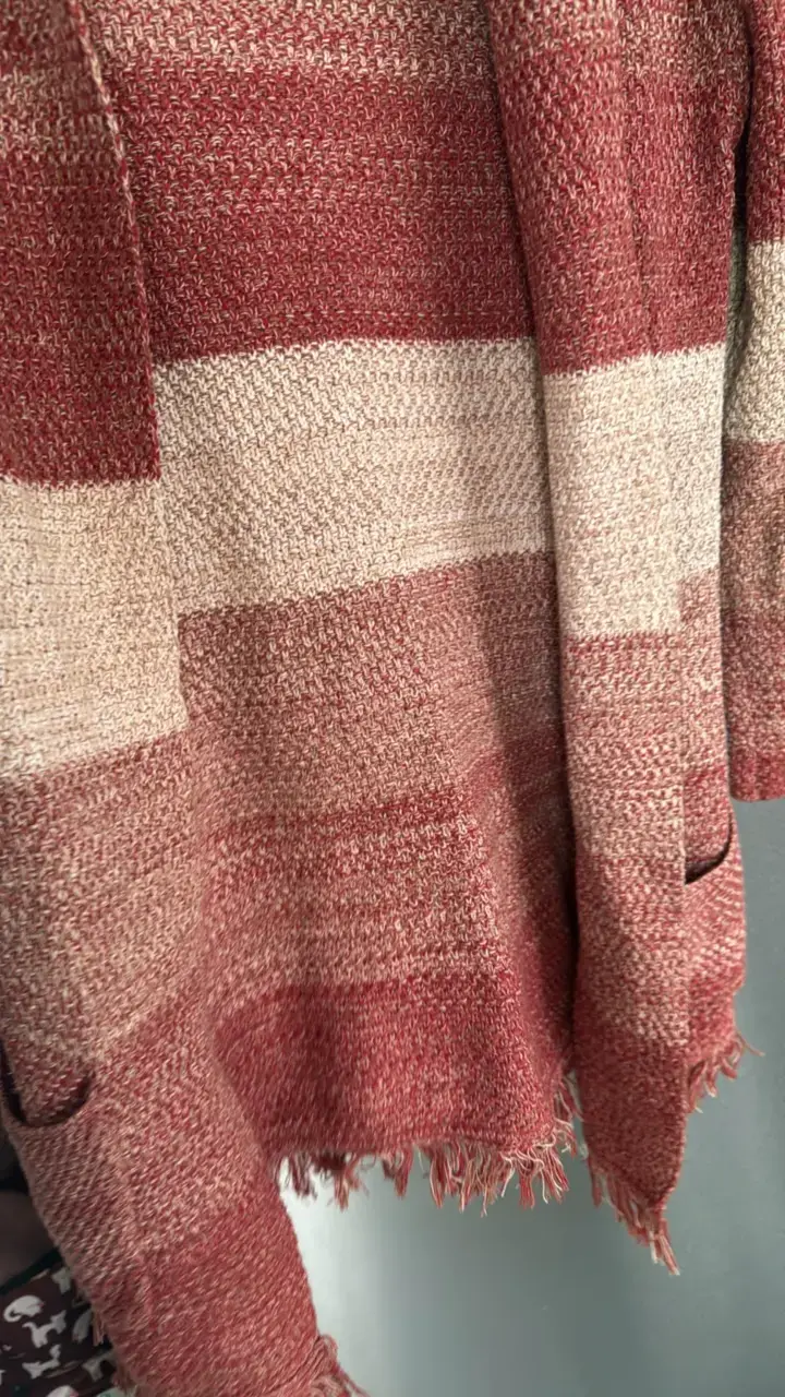 Cardigan de lana a rayas Umbrale - 3