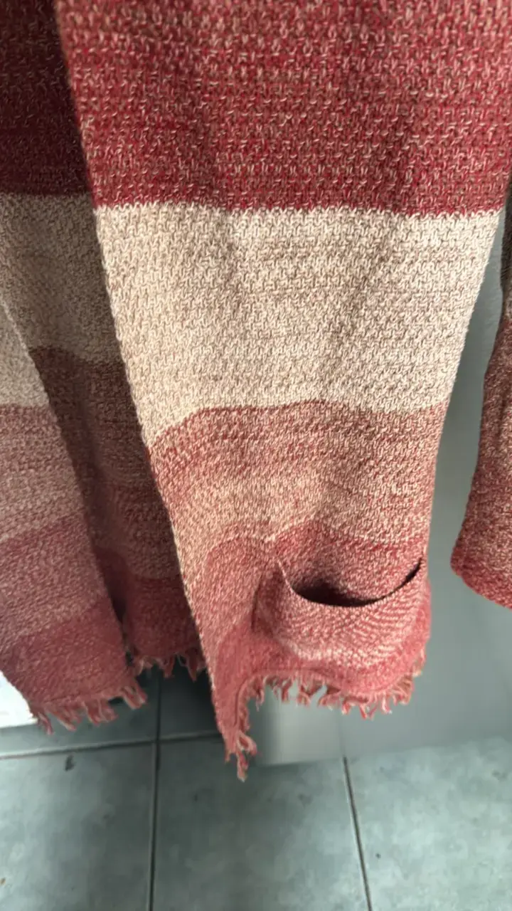 Cardigan de lana a rayas Umbrale - 6