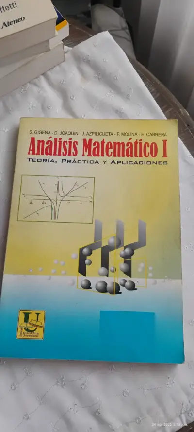 Libro Análisis Matemático I Teoría y Aplicaciones - miniatura 1