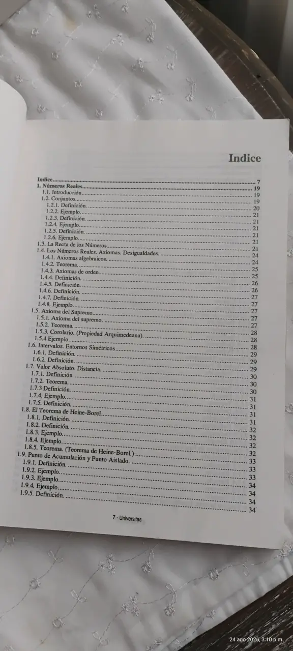 Libro Análisis Matemático I Teoría y Aplicaciones - 5