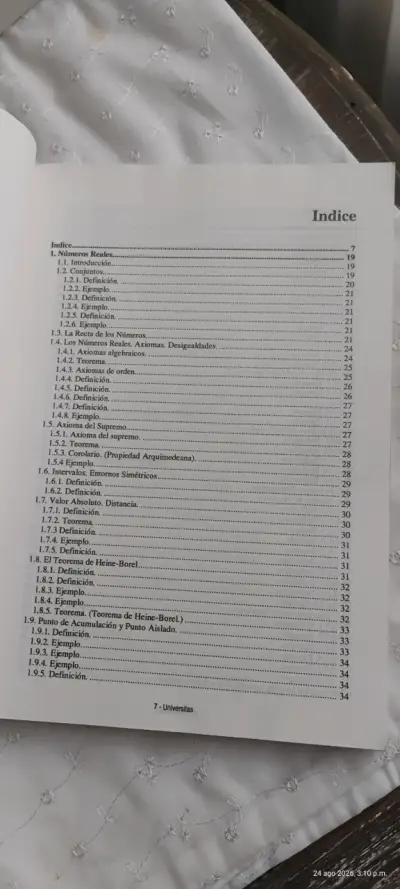 Libro Análisis Matemático I Teoría y Aplicaciones - miniatura 5