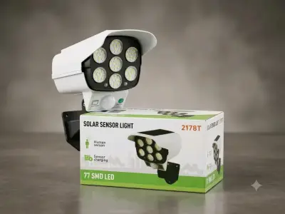 Luz Solar con Sensor de Movimiento 77 SMD LED - miniatura 3
