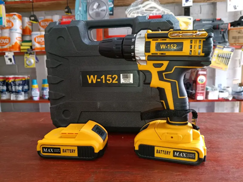 Taladro inalámbrico W-152 con batería y accesorios - 3
