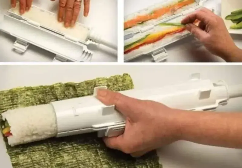 Molde para hacer sushi fácil y rápido - 3