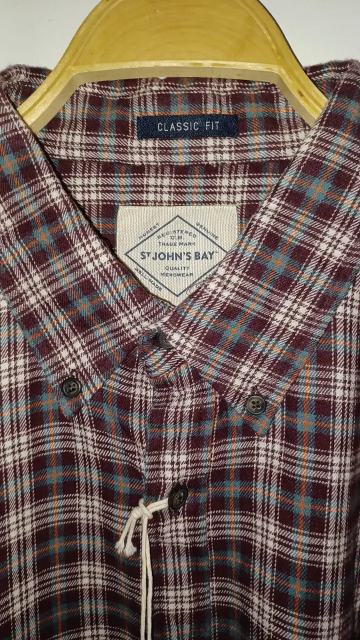 Camisa de cuadros St. John's Bay Classic Fit - 2