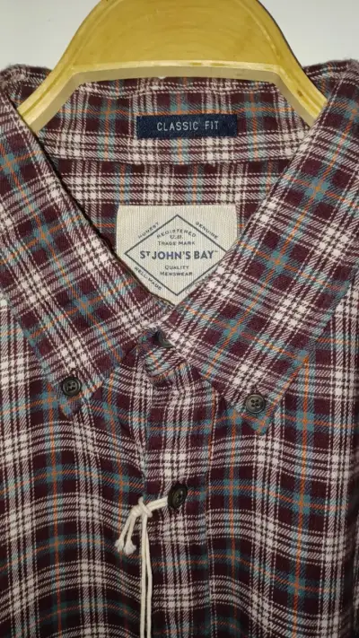 Camisa de cuadros St. John's Bay Classic Fit - miniatura 2