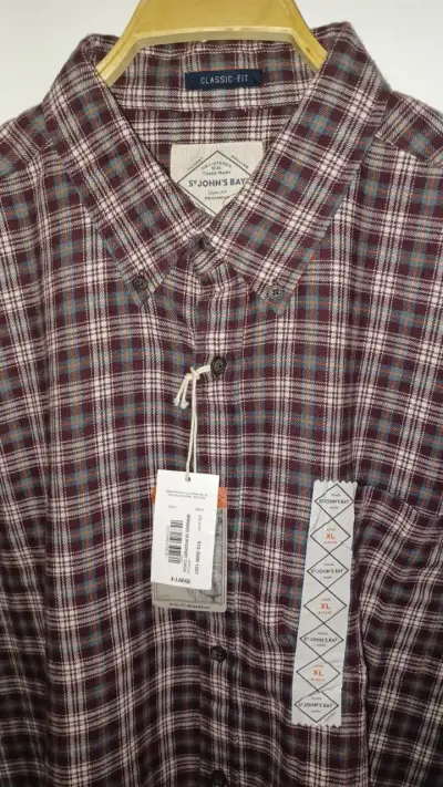 Camisa de cuadros St. John's Bay Classic Fit - miniatura 4
