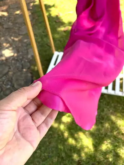 Vestido largo fucsia elegante Lanting Bride - miniatura 5