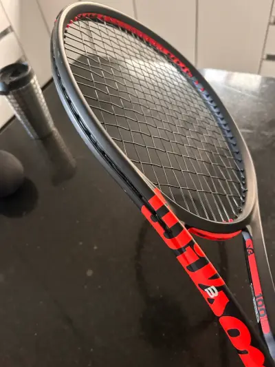 Raqueta de Tenis Wilson Pro Clash Negra - miniatura 3
