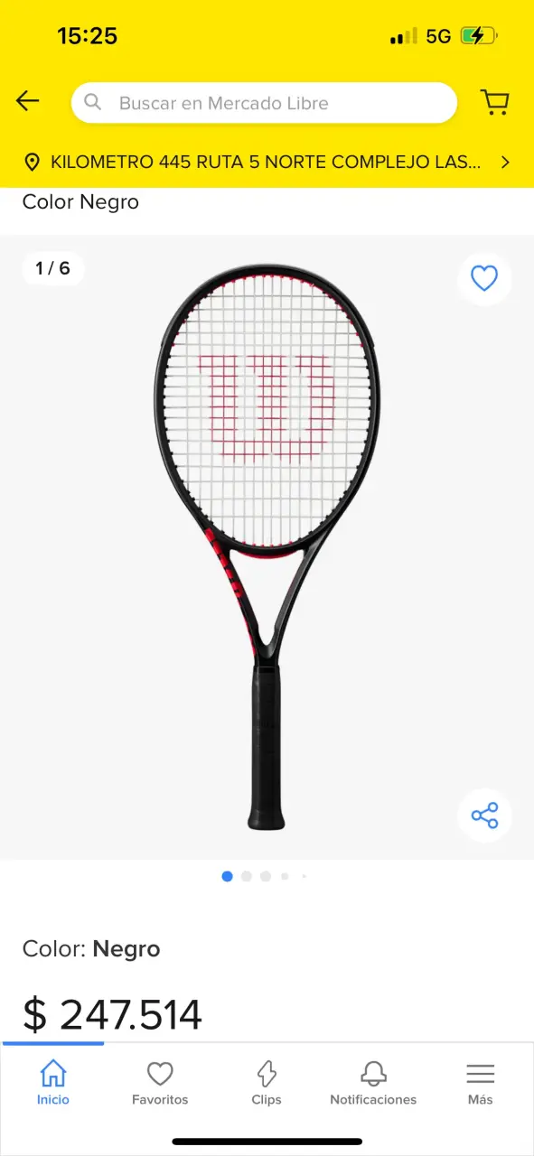 Raqueta de Tenis Wilson Pro Clash Negra - 4