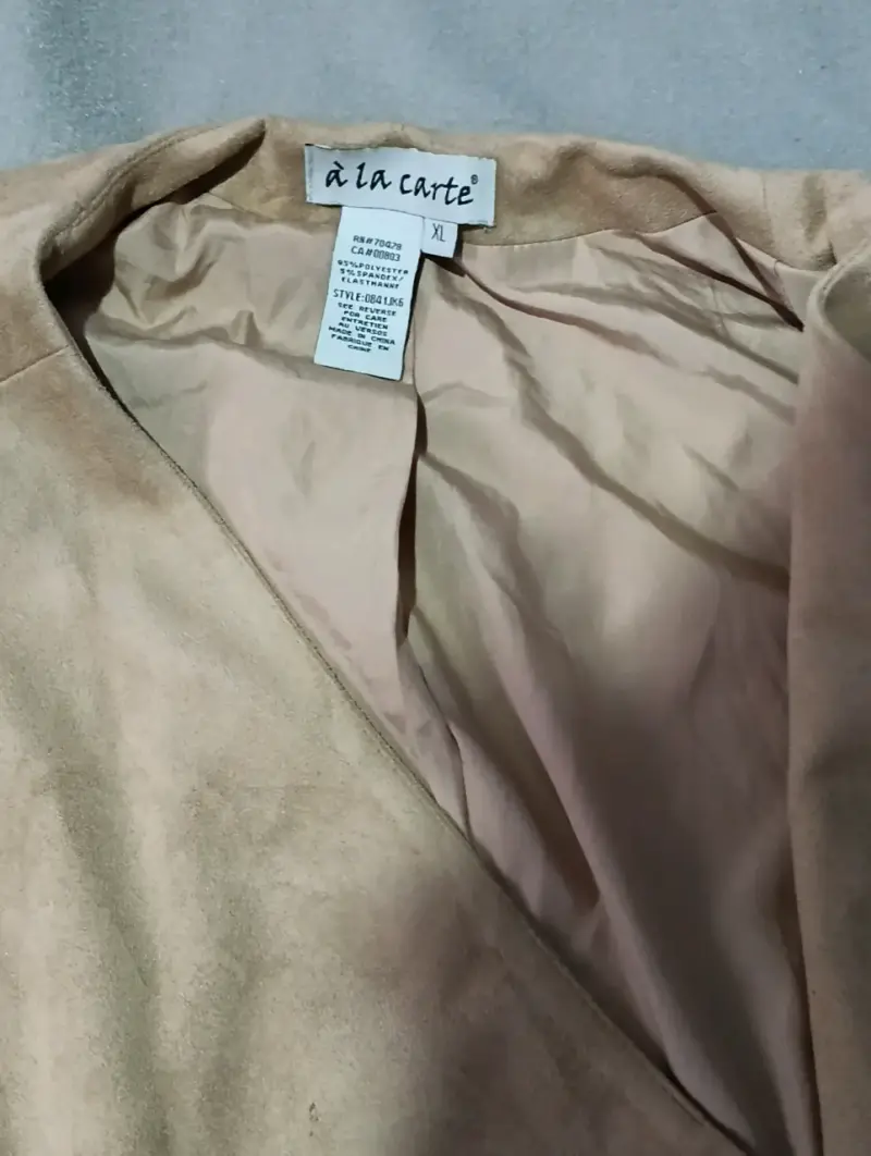 Chaqueta Beige de Mujer À La Carte Talla XL - 2