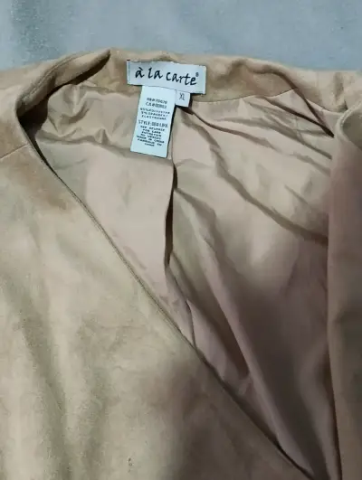Chaqueta Beige de Mujer À La Carte Talla XL - miniatura 2