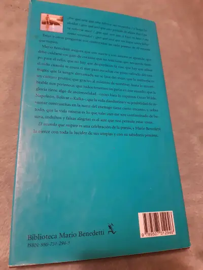 Libro 'El mundo que respiro' de Mario Benedetti - miniatura 3