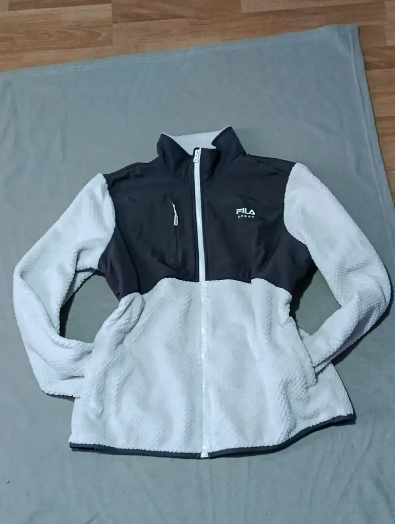 Chaqueta polar Fila Sport bicolor para mujer - 1