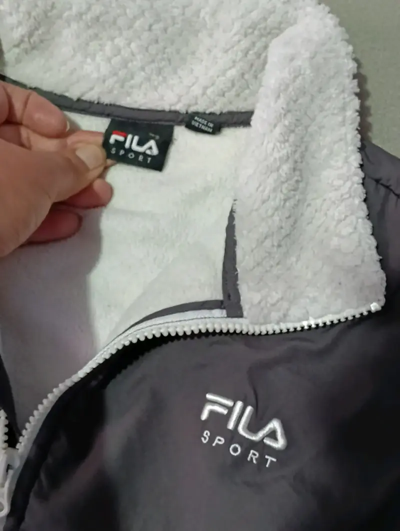 Chaqueta polar Fila Sport bicolor para mujer - 2