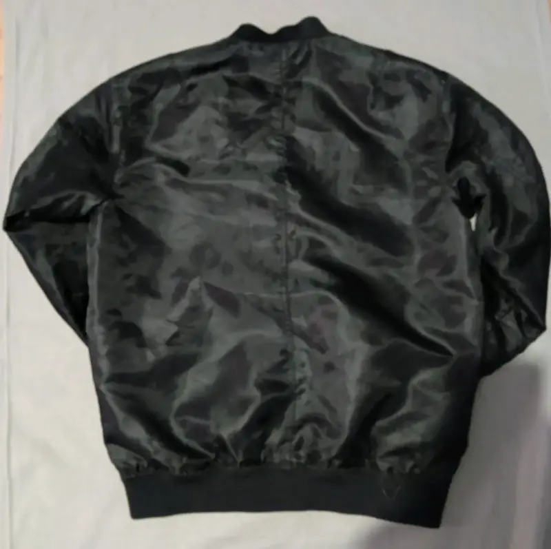 Chaqueta bomber negra unisex - 4