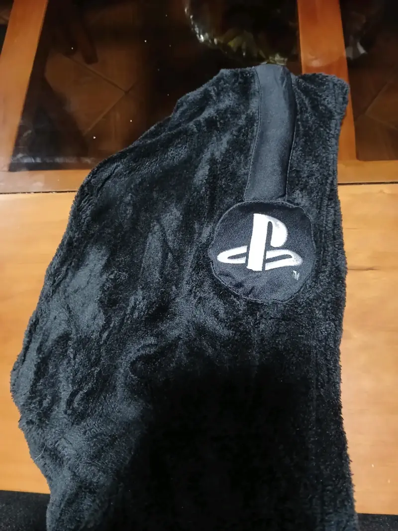 Pijama felpa negra PlayStation 10-12 años logos - 4